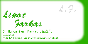 lipot farkas business card